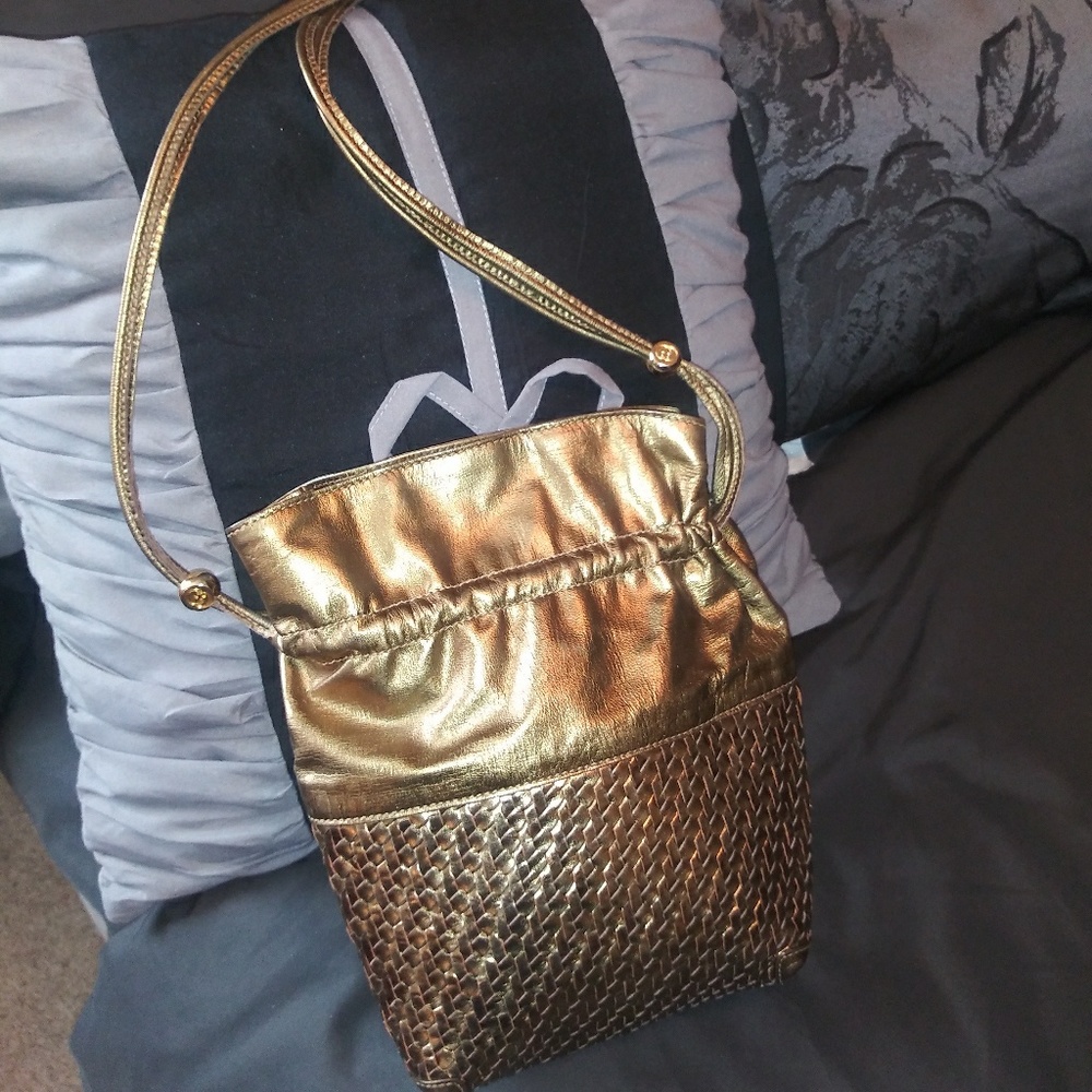 Collectors vintage Gold Gucci bag
